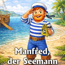 Manfred, der Seemann, Teil 1 (Kinderbuch, gebundene Ausgabe), inkl. Hörbuch